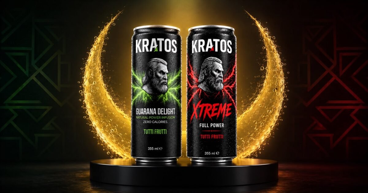 Guarana Delight خالٍ من السكر وXTREME بفيتامينات B من KRATOS بالسعودية - صورة مميزة صورة مميزة: Guarana Delight خالٍ من السكر وXTREME بفيتامينات B من KRATOS بالسعودية