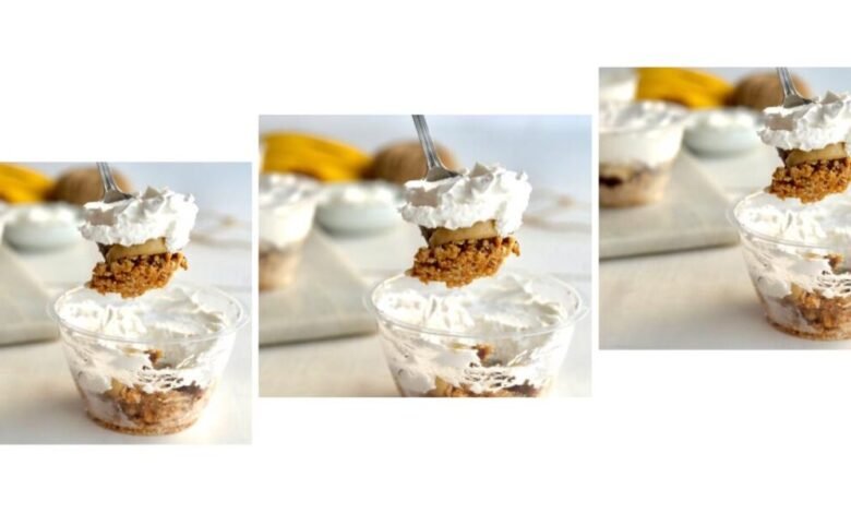 BANOFFEE PUD من Belicious Bakes الفريدة شكلاً ومضمونًا