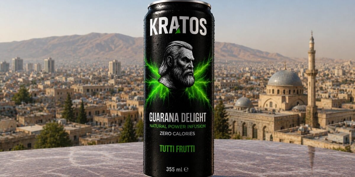 KRATOS Energy Drink المشروب الوظيفي الأمريكي يدخل السوق السورية