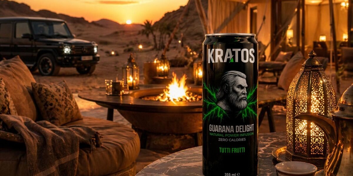 KRATOS & Co البرتغالية تُطلق كراتوس في المملكة السعودية مشروب الطاقة الذي لا يشبه أي مشروب آخر