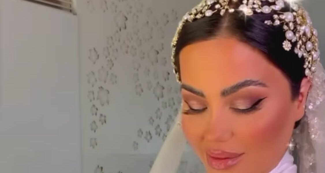 صورة مميزة: المزين حسين صفوان يُبدع في تزيين هذه العروس