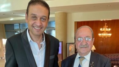 المنتج أحمد ايوب رفقة نخبة من النجوم العرب في بيروت لحضور مهرجان الزمن الجميل
