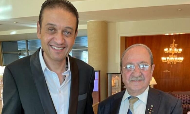 المنتج أحمد ايوب رفقة نخبة من النجوم العرب في بيروت لحضور مهرجان الزمن الجميل