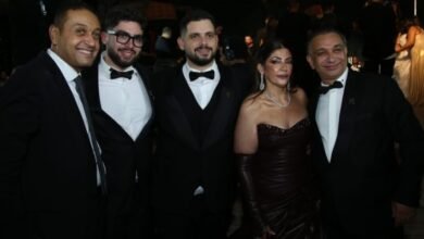 النجوم يتألقون في حفل زفاف أسطوري من تنظيم أحمد أيوب وداليا مطر