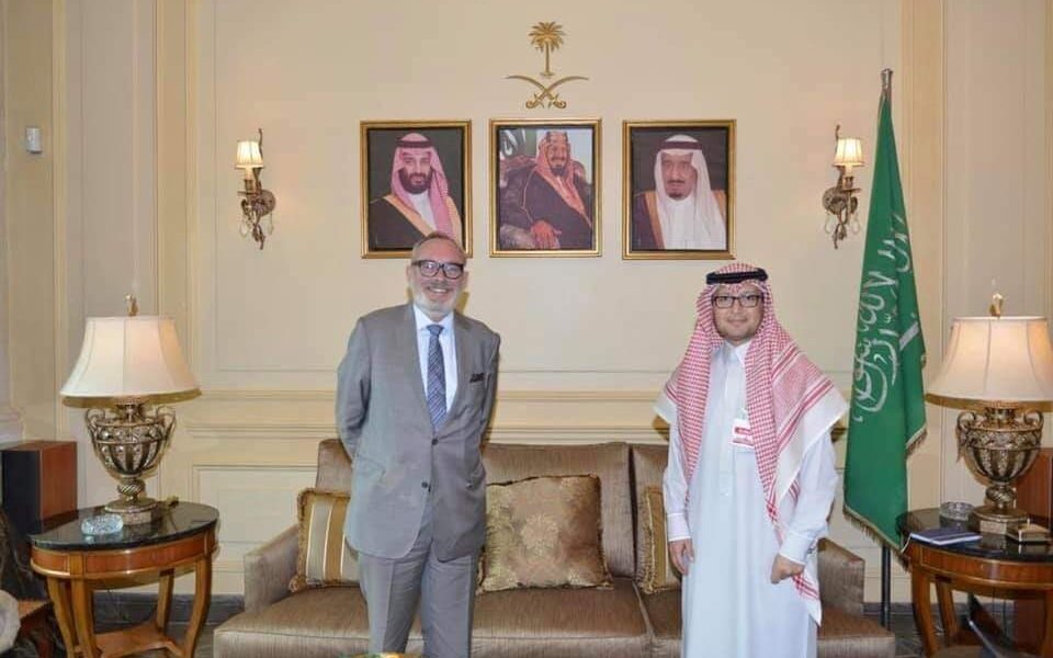 صورة مميزة: سفير خادم الحرمين الشريفين في لبنان يستقبل سفير مملكة بلجيكا