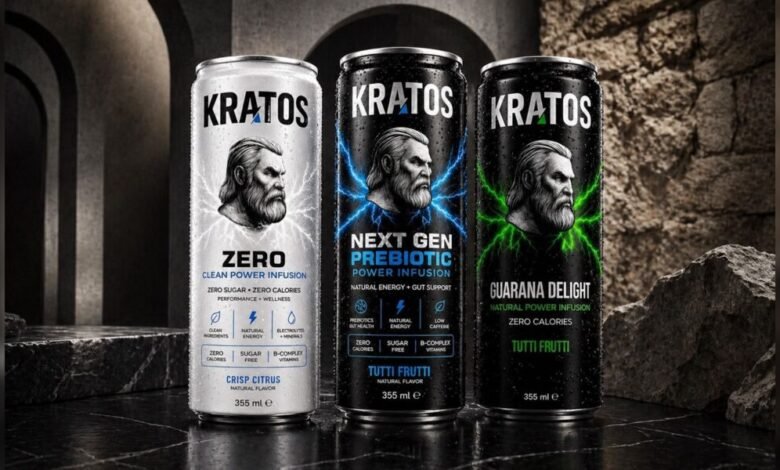 كريتوس KRATOS مشروب الطاقة الوظيفي الجديد الذي فاجأني وأنا أبحث في السوق العالمي